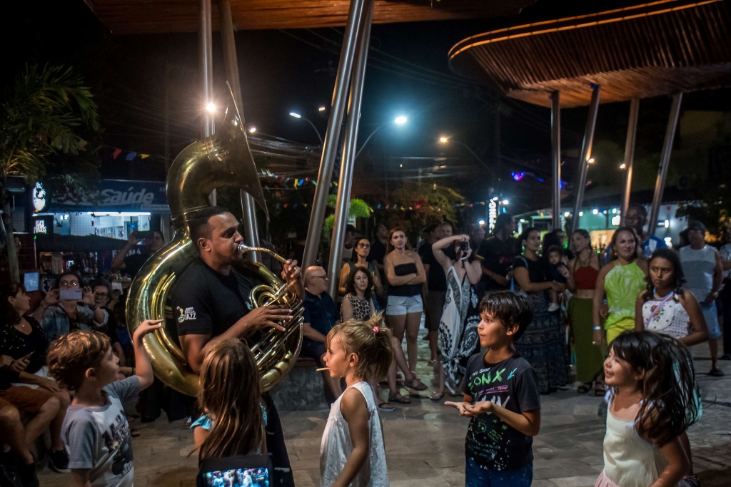Cortejo Bossa & Jazz Street Band em Pipa - foto Anna Jéssica 