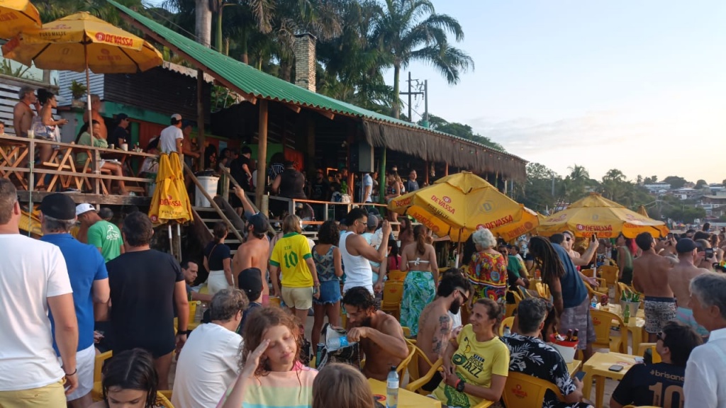 Por do Sol Orishas durante show do Fest Bossa & Jazz 2