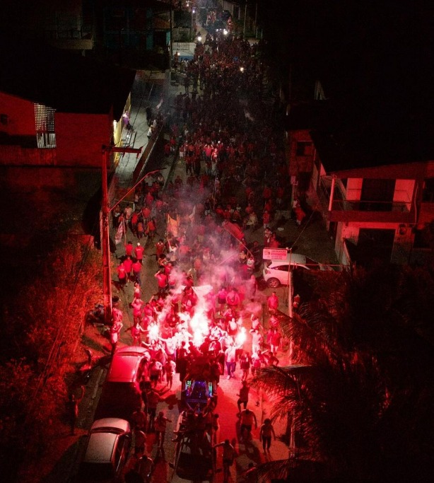 Campanha de Valdenicio na rua