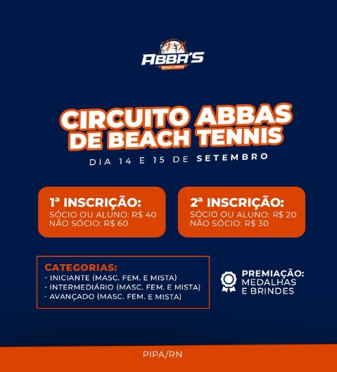 Campeonato de Beach Tennis na Praia da Pipa
