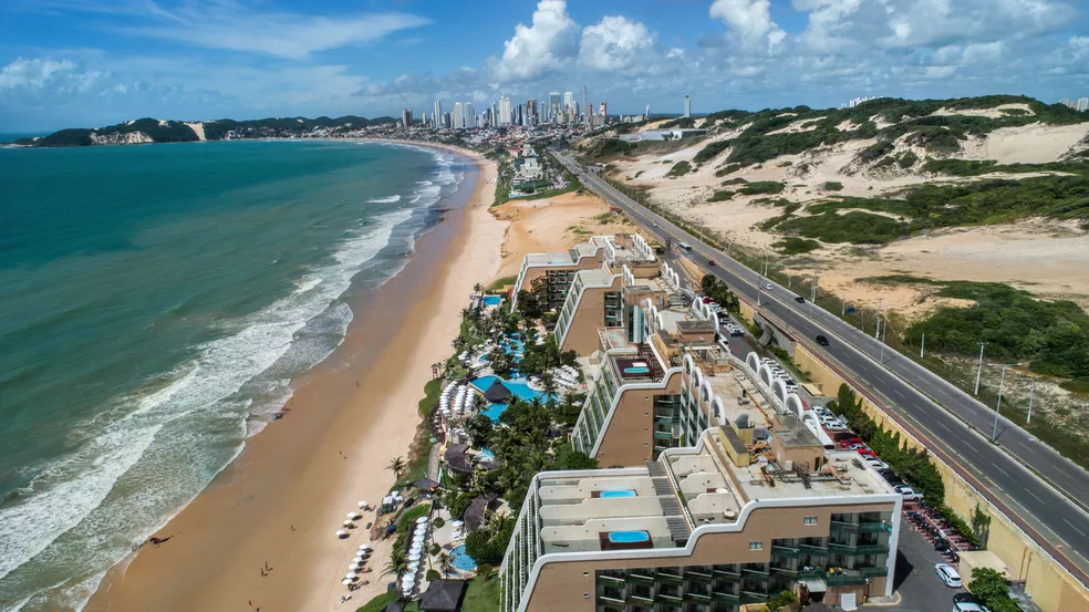 Via Costeira concentra boa parte dos leitos de hotéis em Natal Foto Divulgação ABIH