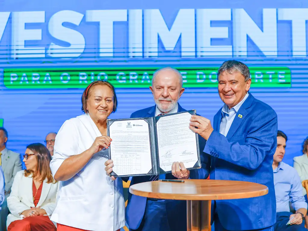 Anúncio de investimentos no RN - Fotos Sandro Menezes (