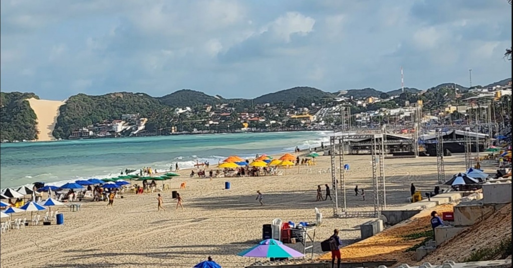 Ano novo na orla nova de Ponta Negra em Natal