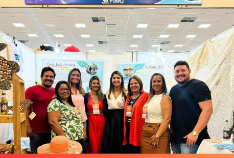 Artesãos de BF em Feira de Artesanato com apoio da Prefeitura