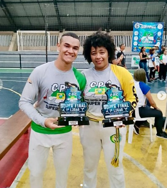 atletas de Goianinha de Capoeira