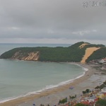 Alagamento em Ponta Negra foto Live Cam Natal