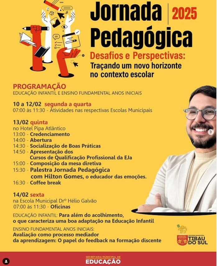 Jornada pedagogica Tibau do Sul