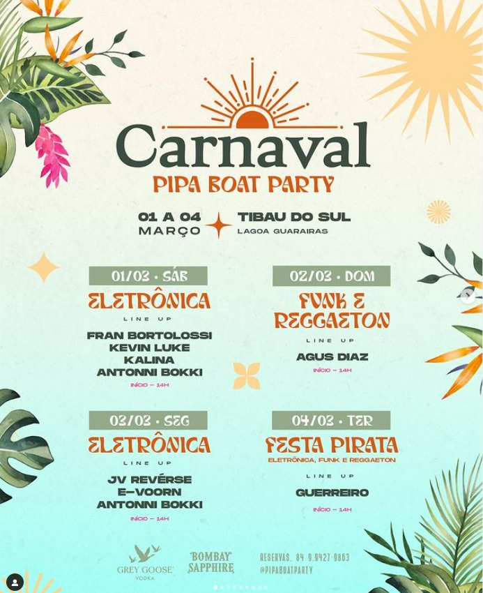 pipa boat party carnaval