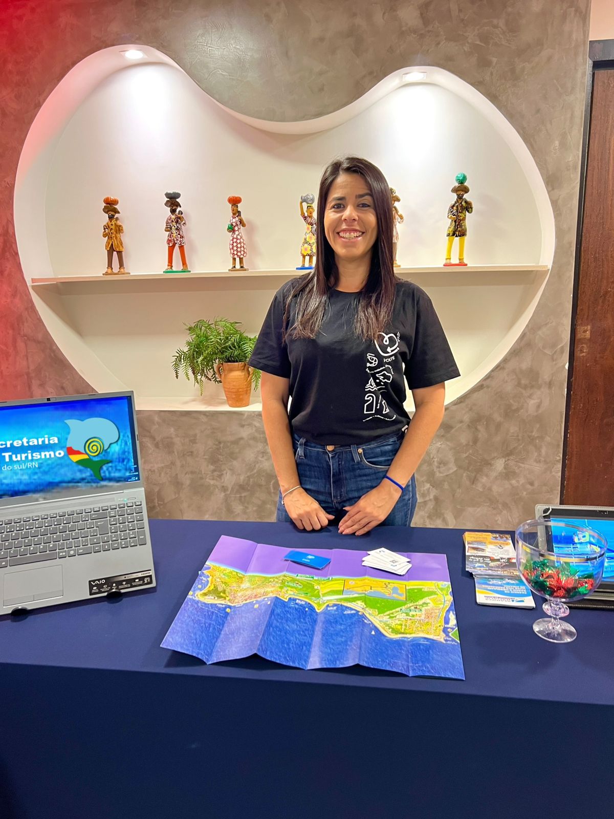 Setur Tibau do Sul em evento de promoção do destino