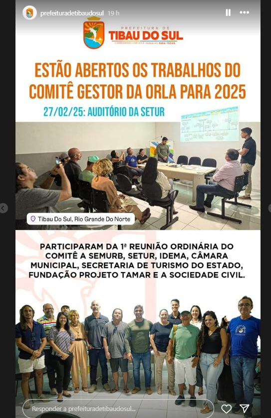 reunião comite orla
