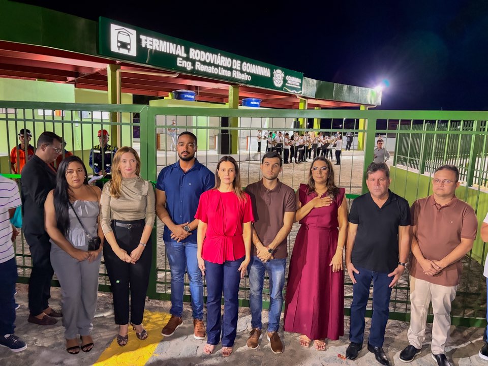 Inauguração da Rodoviária de Goianinha