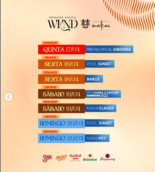 programação do makai club