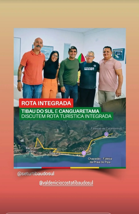 rota turistica integrada Tibau do Sul e Canguaretama
