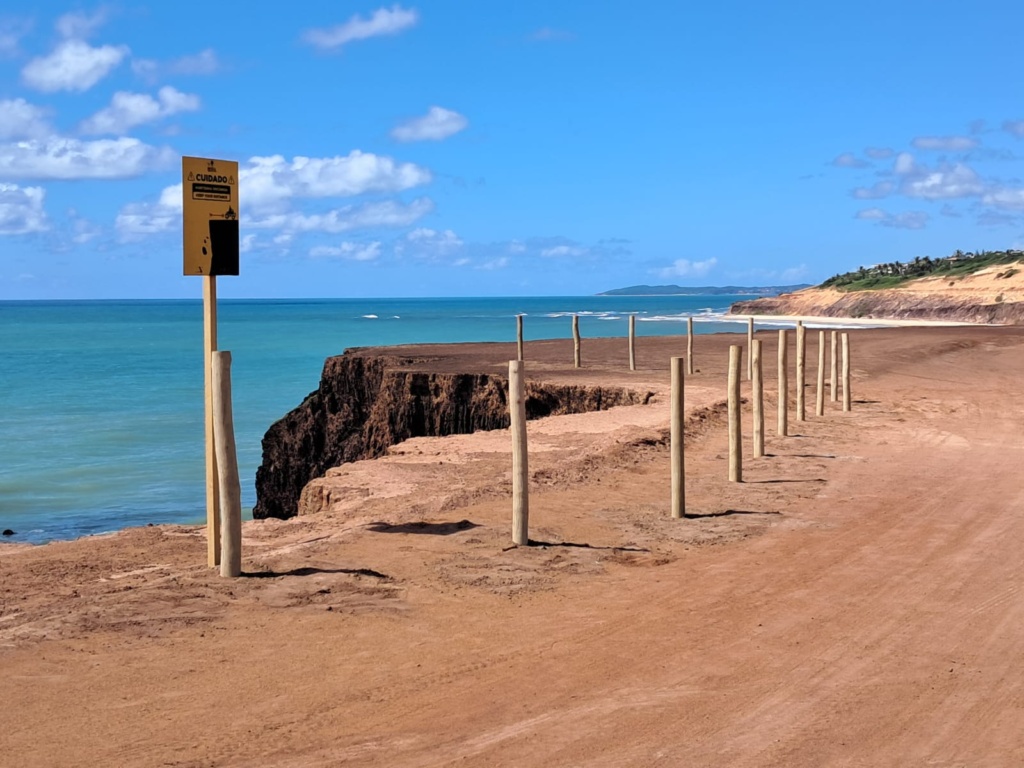 Obra de segurança no chapadão