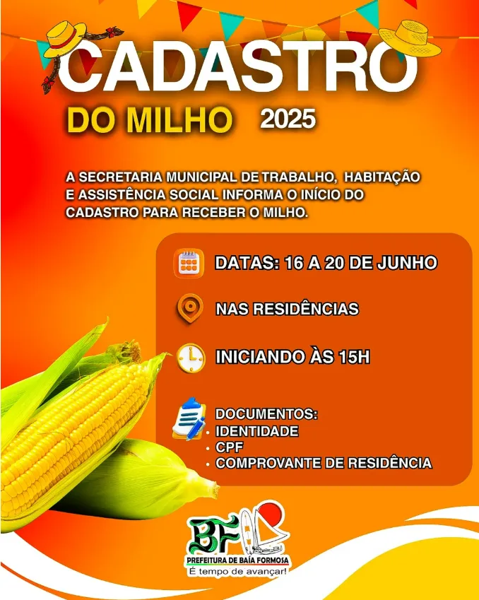 cartas milho bf
