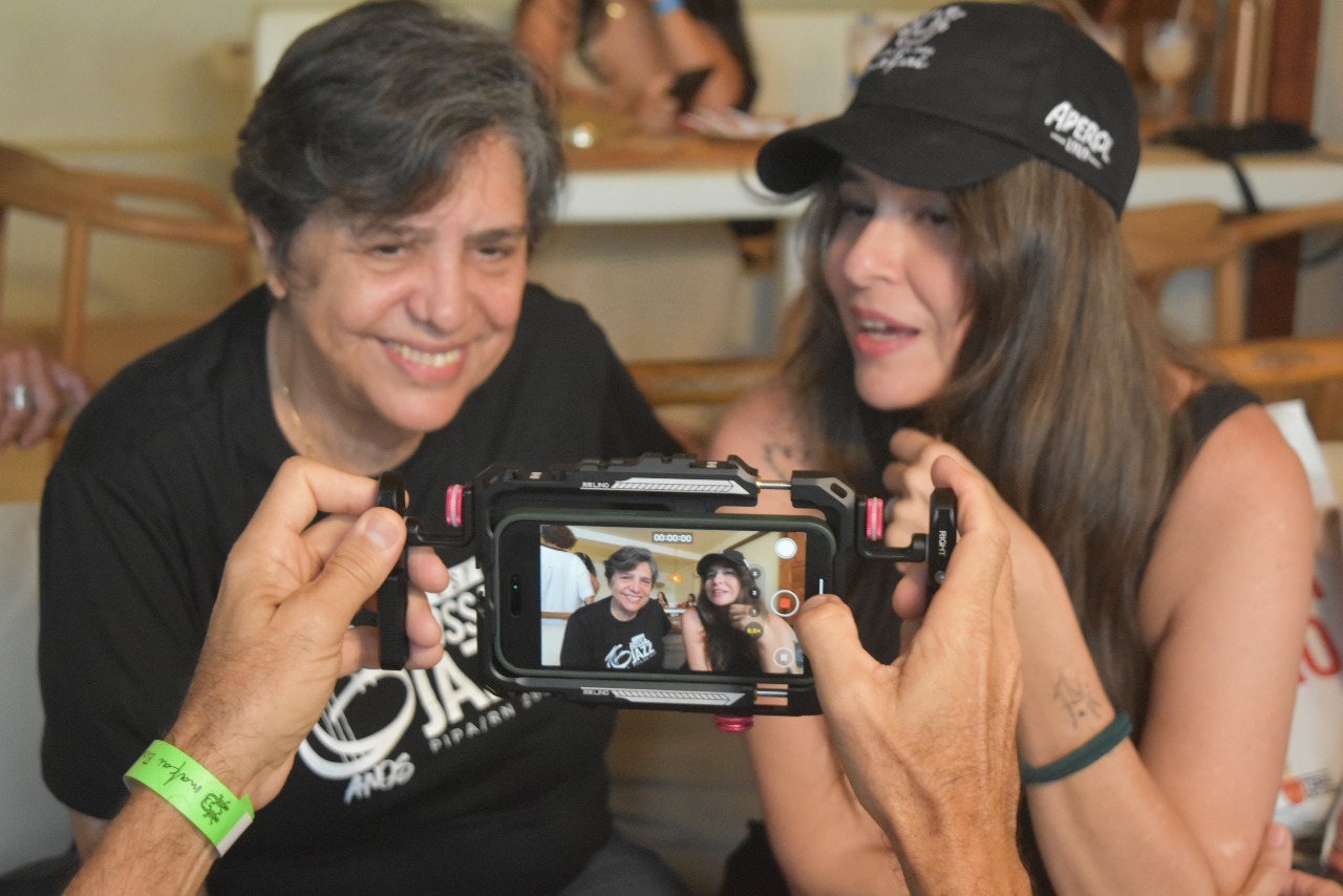 Convidados e imprensa no Lançamento do Fest Bossa & Jazz 2025