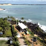 vista area do pontal de BF