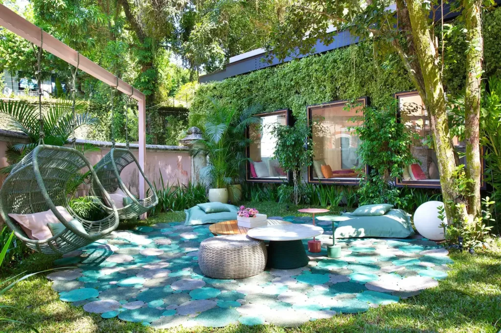 jardim externo