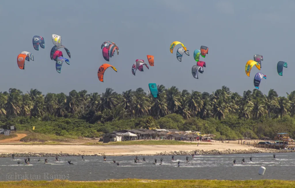 pipas de kite no ceu