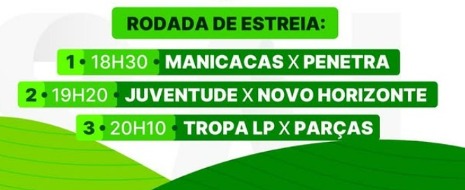 rodada inicial do campeonato de futsal de goianinha