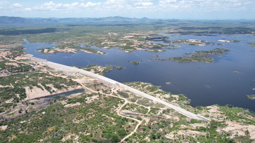 imagem aerea Transposição no RN