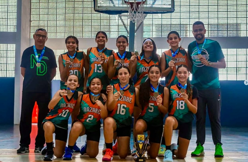 Meninas de Goianinha do basquete foto reprodução