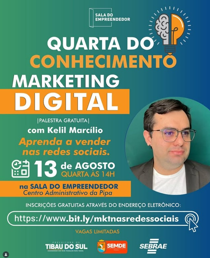 cartaz palestra