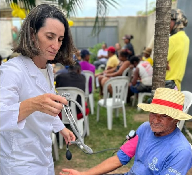 Atendimento de saúde da Prefeitura de Tibau do Sul foto reprodução