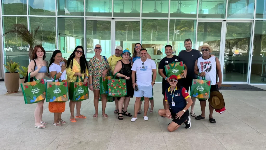 jornalistas posando para foto em Natal RN