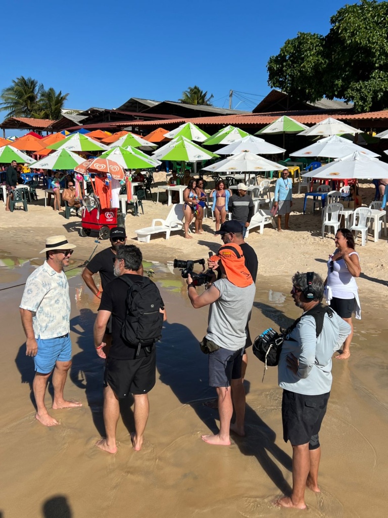 Gravação na Praia da Pipa foto divulgação