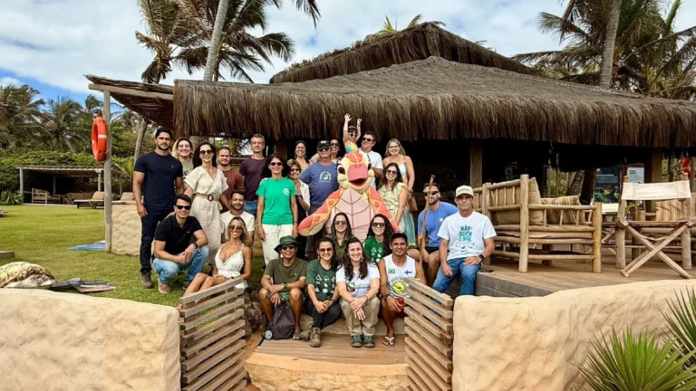 Evento projeto Tamar em Tibau do Sul foto divulgação