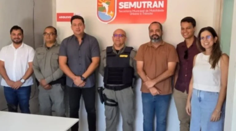 Reunião sobre Transito em Tibau do Sul foto reprodução