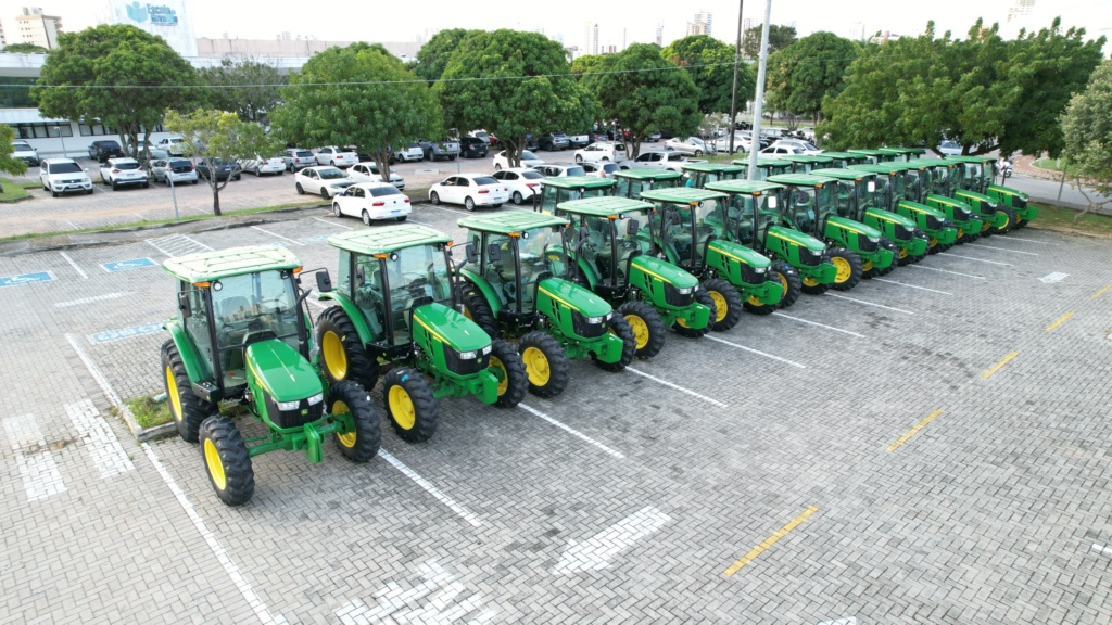 Tratores adquiridos por meio do Programa de Modernização e Apoio à Produção Agrícola Foto Sandro Menezes Assecom