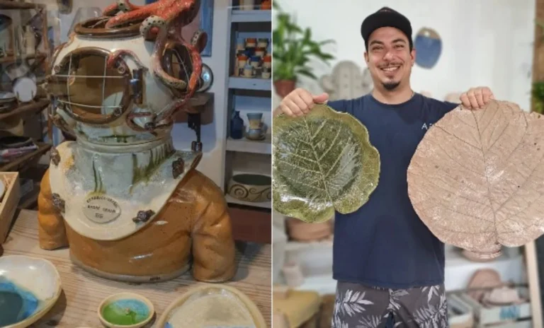 ceramista da Praia da Pipa premiado nacionalmente