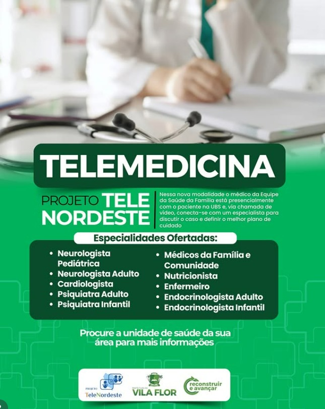 tele medicina Prefeitura de Vila Flor