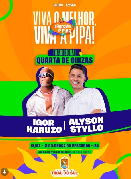 QUARTA DE CINZAS EM PIPA