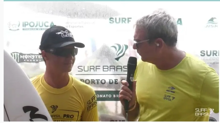 Bernardo Brizola passou 3 baterias no evento ate agora